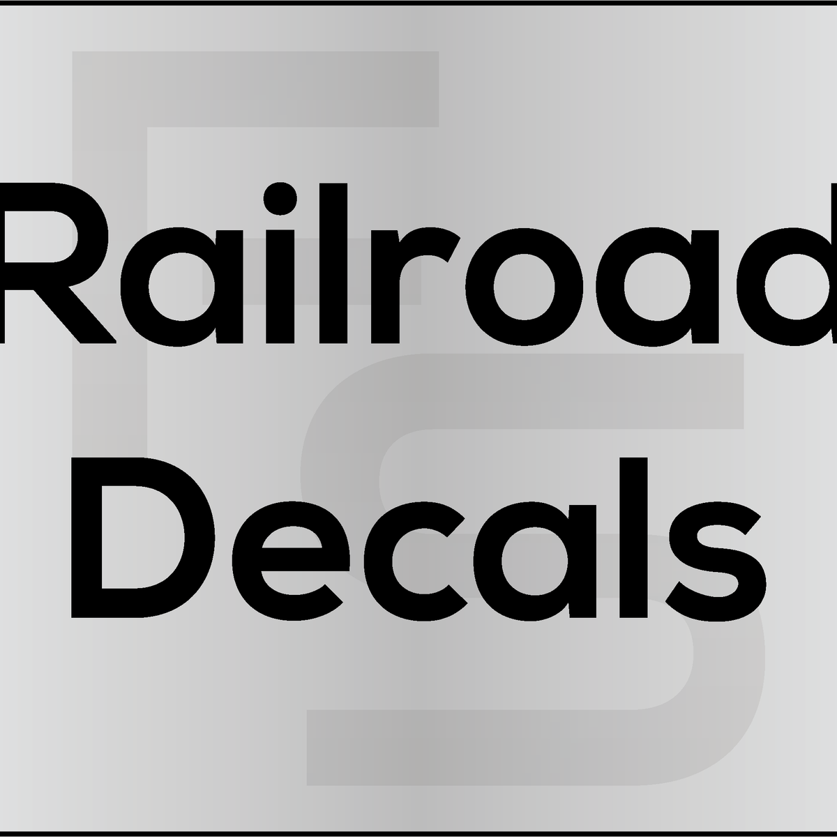 Fusion Scale Graphics Model Railroad Decals Custom Waterslide Decal