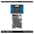 HO Scale EMD Standard Cab Locomotive Window Masking Set