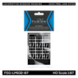 HO Scale EMD SD70M & SD70MAC Locomotive Window Masking Set