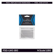 N Scale Railroad Locomotive White Reflective Sill Stripes Set | Fusion Scale Graphics