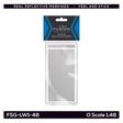 O Scale Railroad Locomotive White Reflective Sill Stripes Set | Fusion Scale Graphics