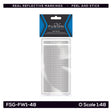 O Scale UP/CMO Style RD-4 Coal Hopper White Dashes Reflective Decal Set | Fusion Scale Graphics