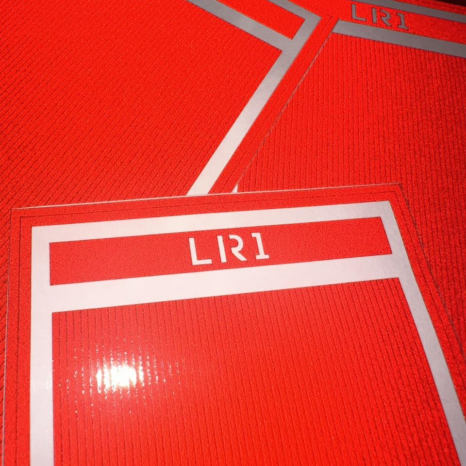 HO Scale Railroad Locomotive Red Reflective Markings Set