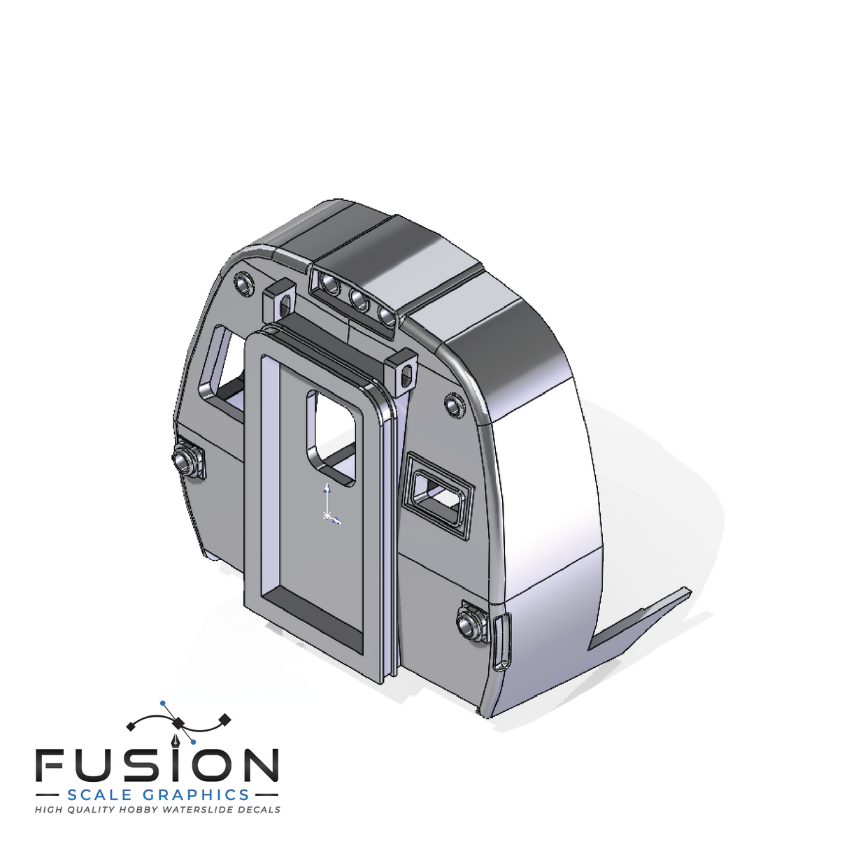 N Scale Amtrak ex Metroliner Cab Car Conversion Kit With Diaphragm and Ditchlights