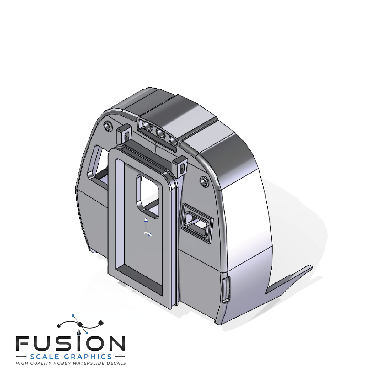 N Scale Amtrak ex Metroliner Cab Car Conversion Kit With Diaphragm