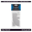 HO Scale UP/CMO Style RD-4 Coal Hopper White Dashes Reflective Decal Set