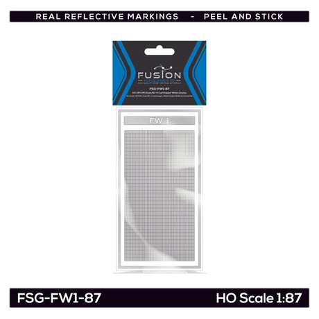 HO Scale UP/CMO Style RD-4 Coal Hopper White Dashes Reflective Decal Set