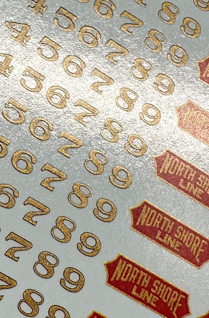 Custom Guitar Decals Metallic Gold or Silver Fusion Scale Graphics