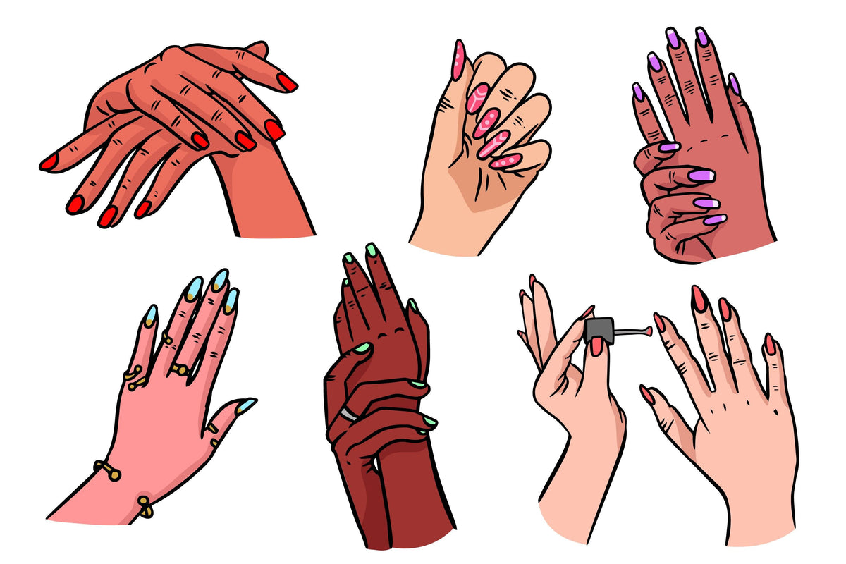 Custom Nail Drawing Custom Nail Art Decals – Fusion Scale Graphics