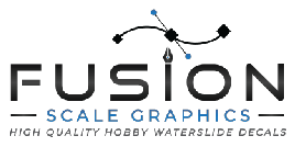 Fusion Scale Graphics Custom Waterslide Decals