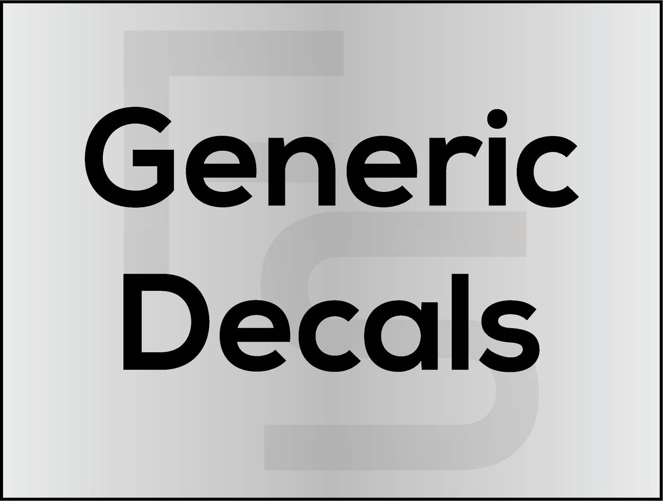Generic Decals – Page 2 – Fusion Scale Graphics