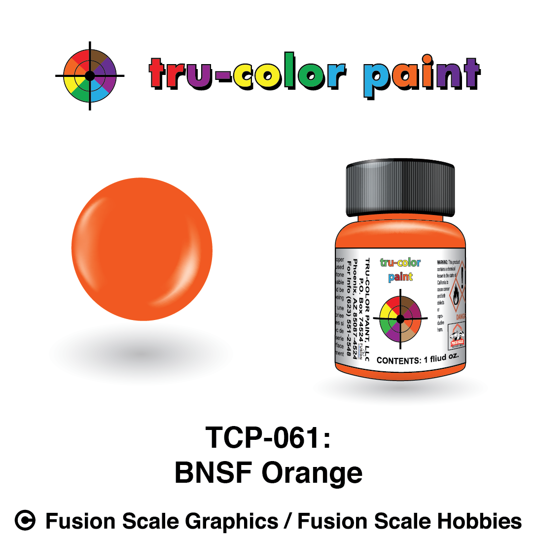 Tru Color Paint TCP-061 BNSF Orange 2oz Bottle