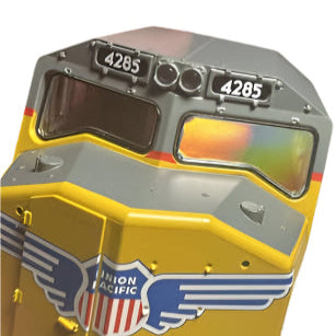 Locomotive Window Iridescent Effect Film Set | Holographic Window Film for Model Trains