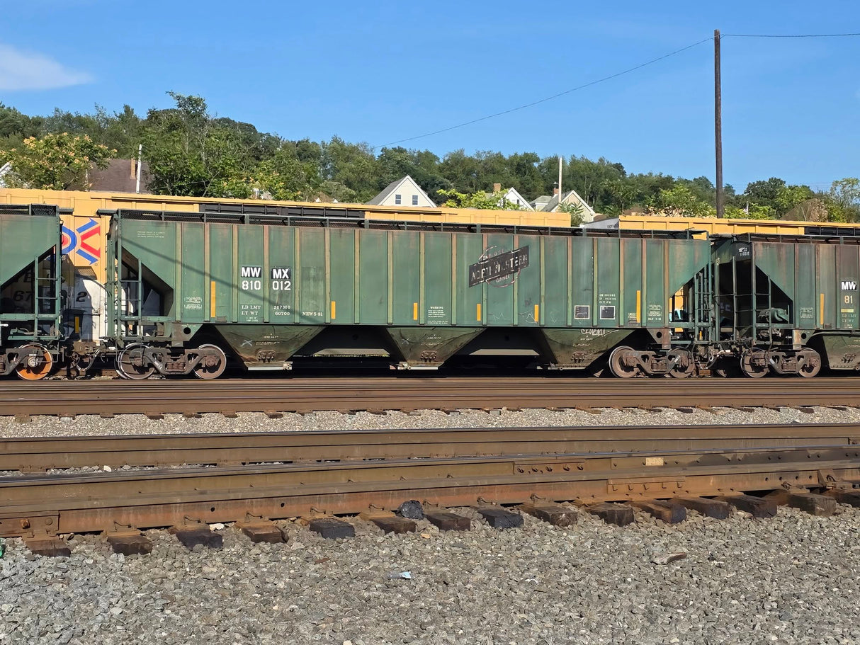 HO Scale MWMX Ex CNW Covered Hoppers Patch Decal Set