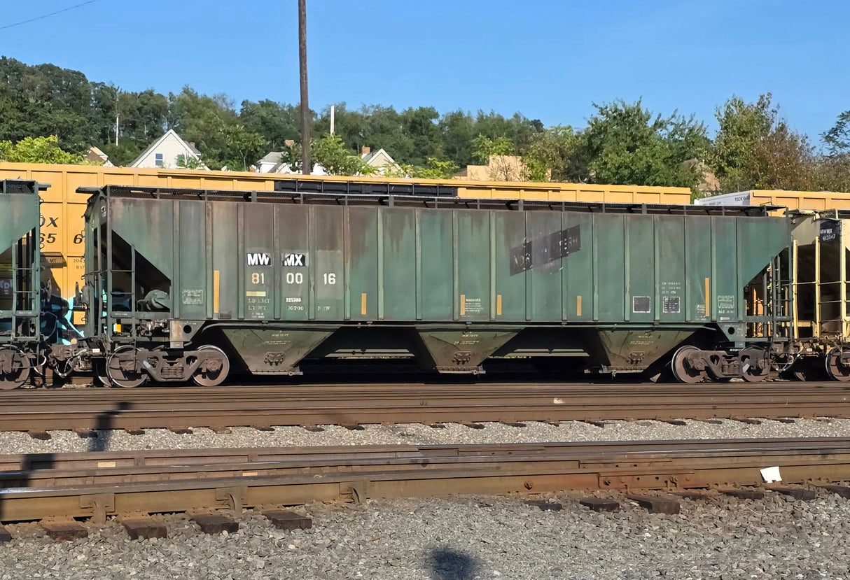 HO Scale MWMX Ex CNW Covered Hoppers Patch Decal Set