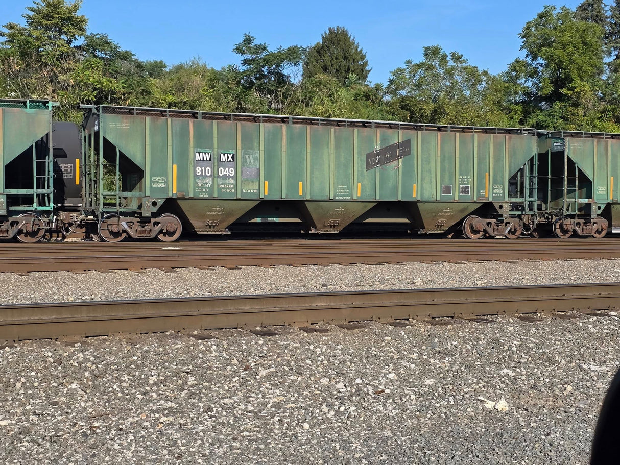 HO Scale MWMX Ex CNW Covered Hoppers Patch Decal Set
