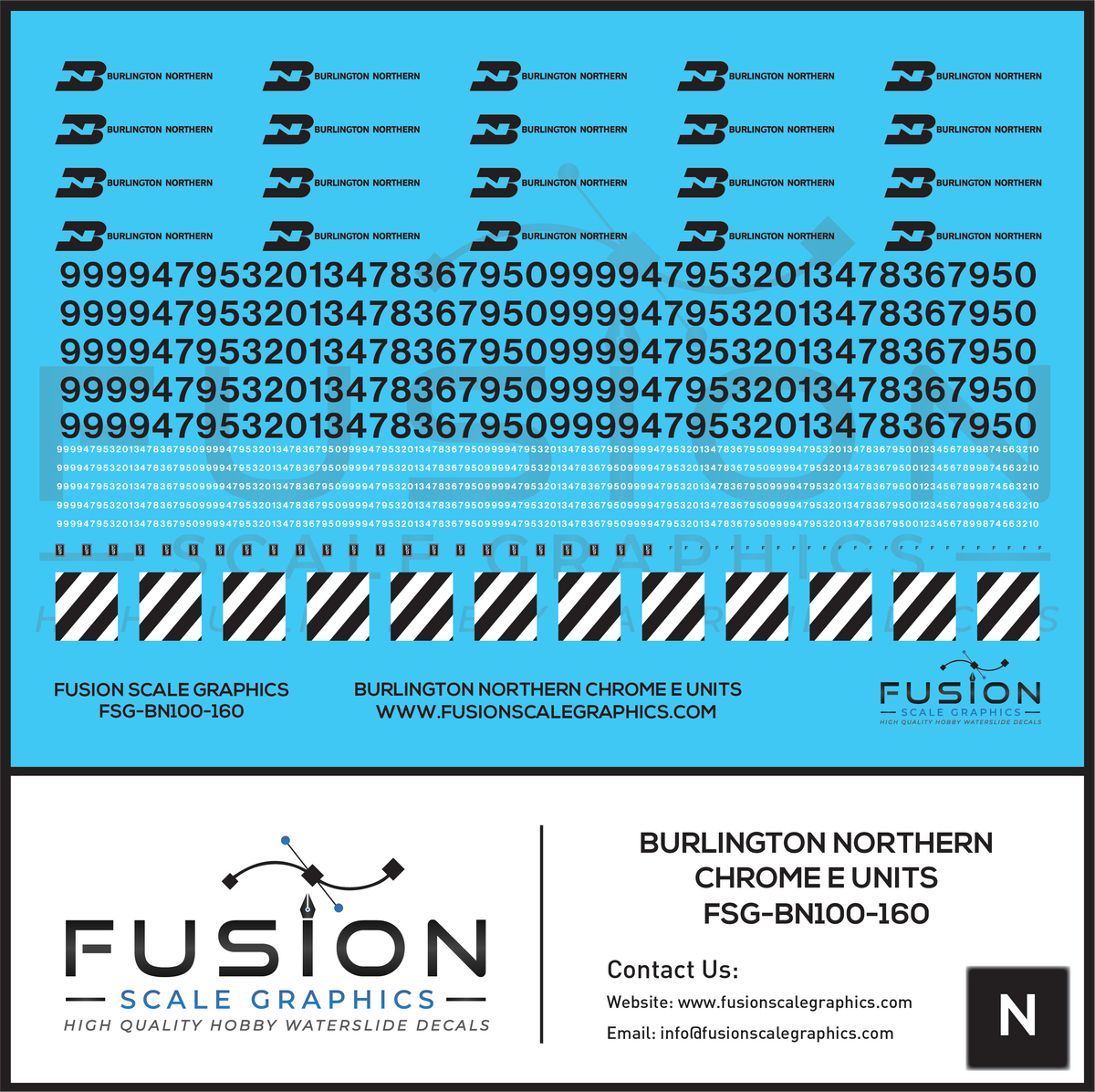 N Scale Decals – Fusion Scale Graphics