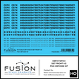 HO Scale CEFX Font V2 Patching Decal Set