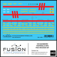 HO Scale HK Dagsboro Materials GP11 Locomotive Decal Set