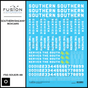 O Scale Southern Railway Boxcars Decal Set