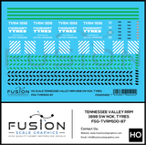 HO Scale Tennessee Valley Railroad Museum 1898 Nokian Tyres Decal Set 