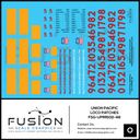 O Scale Union Pacific Locomotive Patching Decal Set – Fusion Scale Graphics