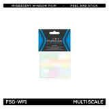 Locomotive Window Iridescent Effect Film Set | Holographic Window Film for Model Trains