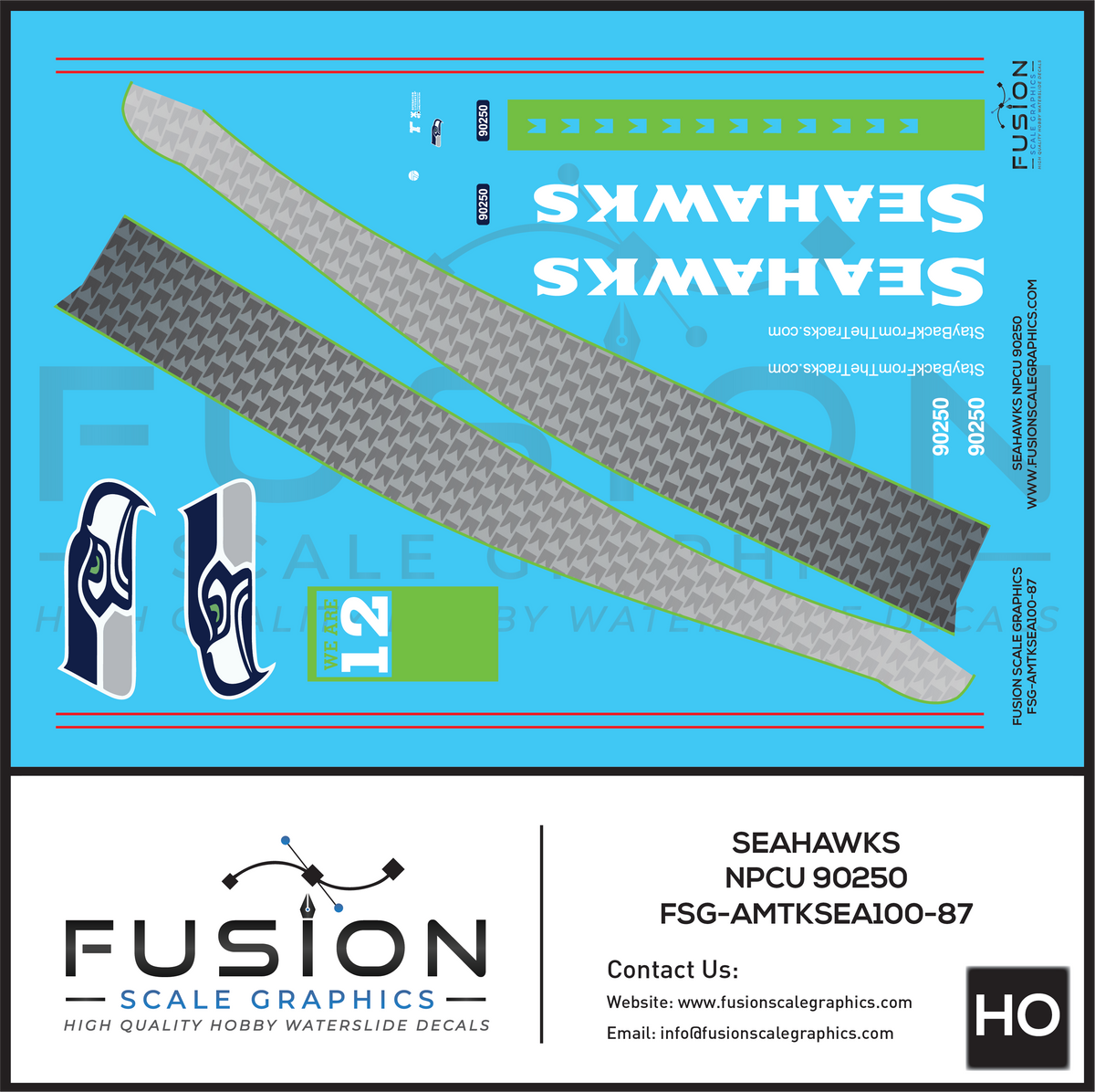 Fusion Scale Graphics: Licensed Amtrak Hobby Waterslide Decals – Page 2