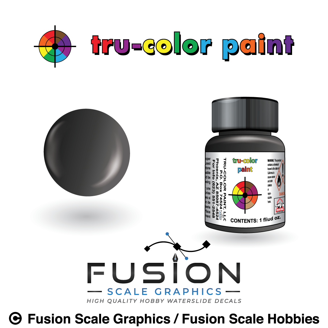 Tru Color Paint Gloss Engine Black Spray 4.5oz